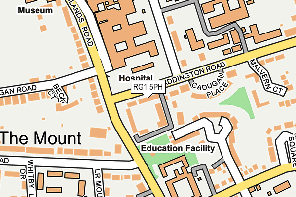 RG1 5PH map - OS OpenMap – Local (Ordnance Survey)