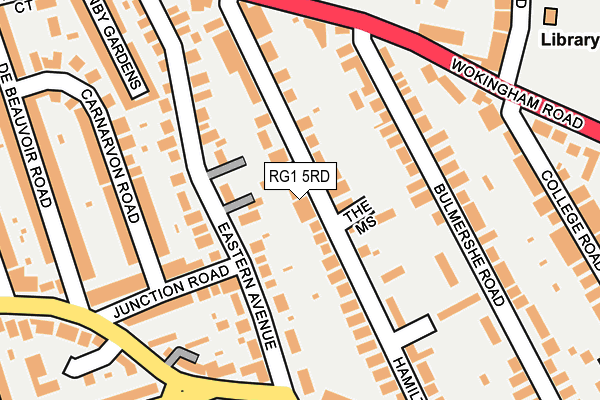 RG1 5RD map - OS OpenMap – Local (Ordnance Survey)