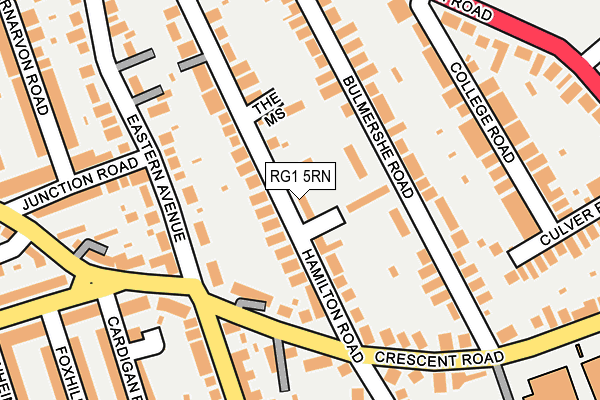 RG1 5RN map - OS OpenMap – Local (Ordnance Survey)