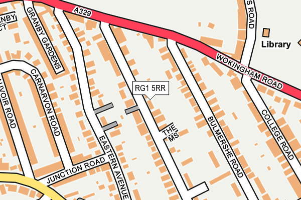 RG1 5RR map - OS OpenMap – Local (Ordnance Survey)