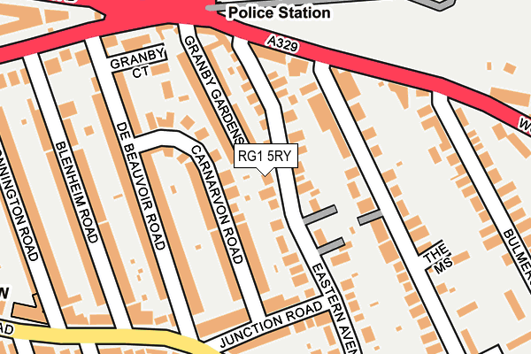 RG1 5RY map - OS OpenMap – Local (Ordnance Survey)