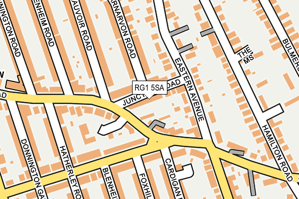 RG1 5SA map - OS OpenMap – Local (Ordnance Survey)