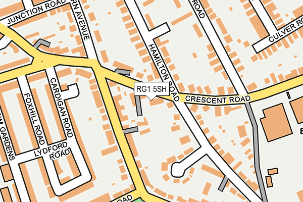 RG1 5SH map - OS OpenMap – Local (Ordnance Survey)