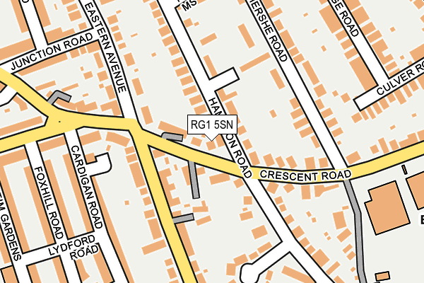 RG1 5SN map - OS OpenMap – Local (Ordnance Survey)