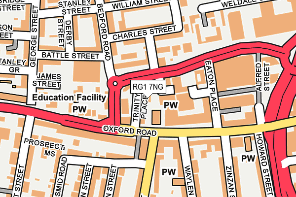Map of JAMES LANE STORAGE LIMITED at local scale