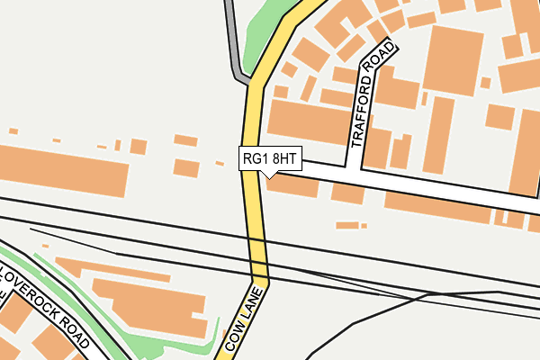 RG1 8HT map - OS OpenMap – Local (Ordnance Survey)