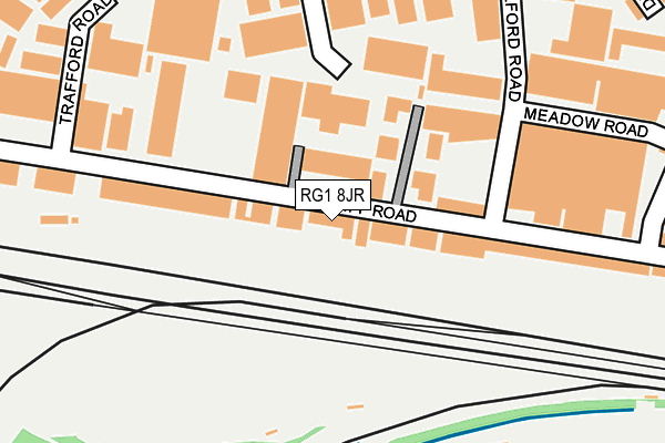 RG1 8JR map - OS OpenMap – Local (Ordnance Survey)