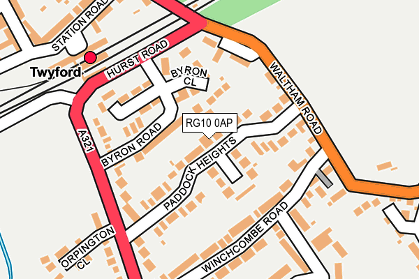 RG10 0AP map - OS OpenMap – Local (Ordnance Survey)