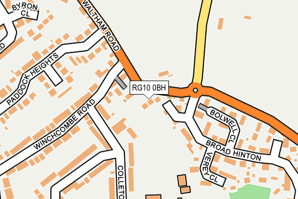 RG10 0BH map - OS OpenMap – Local (Ordnance Survey)