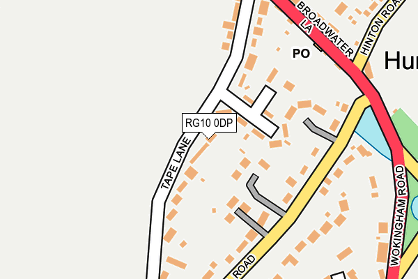 RG10 0DP map - OS OpenMap – Local (Ordnance Survey)