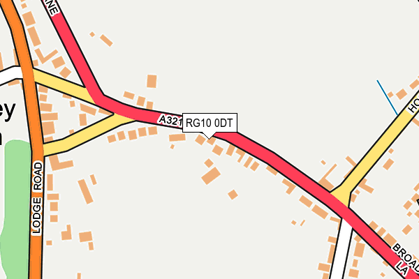RG10 0DT map - OS OpenMap – Local (Ordnance Survey)