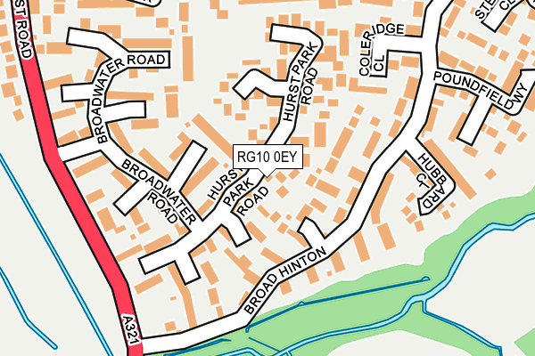 RG10 0EY map - OS OpenMap – Local (Ordnance Survey)