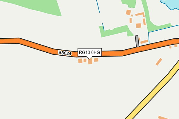 RG10 0HG map - OS OpenMap – Local (Ordnance Survey)