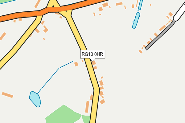 RG10 0HR map - OS OpenMap – Local (Ordnance Survey)