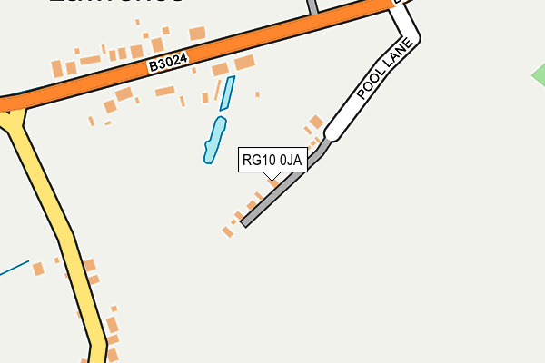 RG10 0JA map - OS OpenMap – Local (Ordnance Survey)