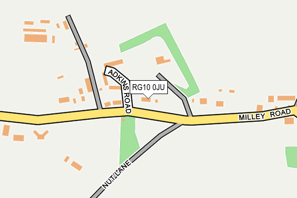 RG10 0JU map - OS OpenMap – Local (Ordnance Survey)