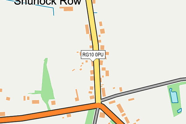 RG10 0PU map - OS OpenMap – Local (Ordnance Survey)