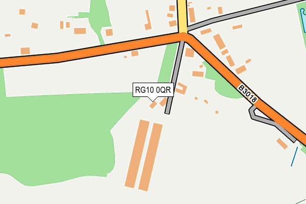 RG10 0QR map - OS OpenMap – Local (Ordnance Survey)