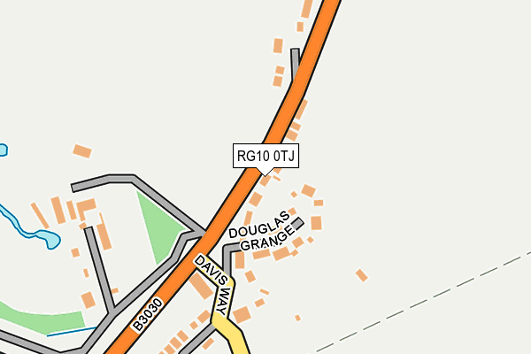 RG10 0TJ map - OS OpenMap – Local (Ordnance Survey)