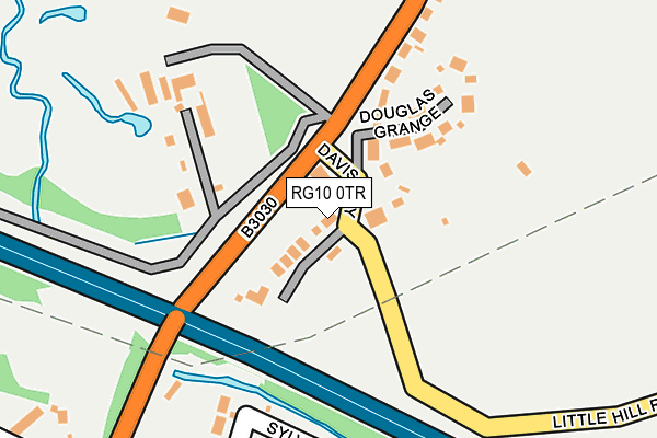 RG10 0TR map - OS OpenMap – Local (Ordnance Survey)