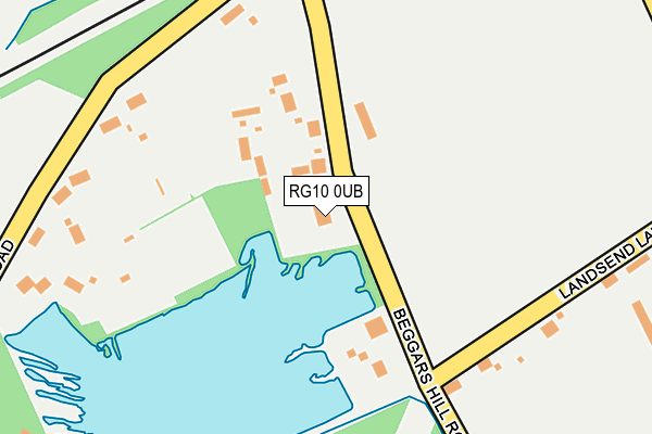 RG10 0UB map - OS OpenMap – Local (Ordnance Survey)