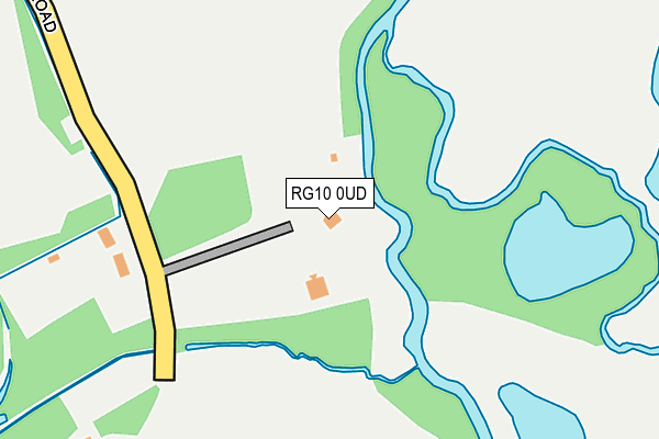 RG10 0UD map - OS OpenMap – Local (Ordnance Survey)