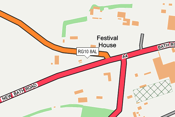 RG10 8AL map - OS OpenMap – Local (Ordnance Survey)