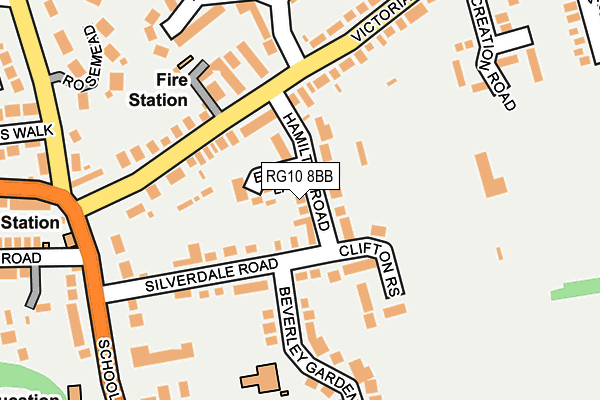 RG10 8BB map - OS OpenMap – Local (Ordnance Survey)