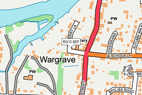 RG10 8EP map - OS OpenMap – Local (Ordnance Survey)