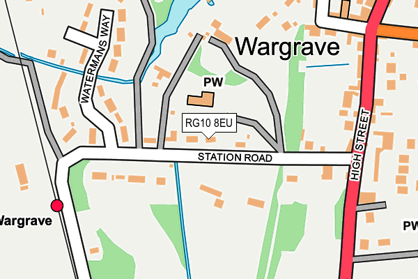 RG10 8EU map - OS OpenMap – Local (Ordnance Survey)