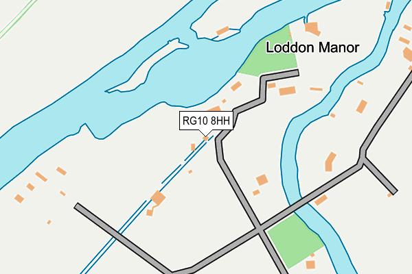 RG10 8HH map - OS OpenMap – Local (Ordnance Survey)