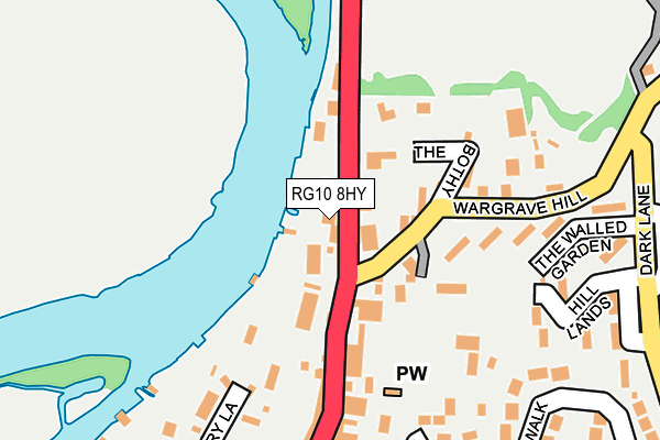 RG10 8HY map - OS OpenMap – Local (Ordnance Survey)