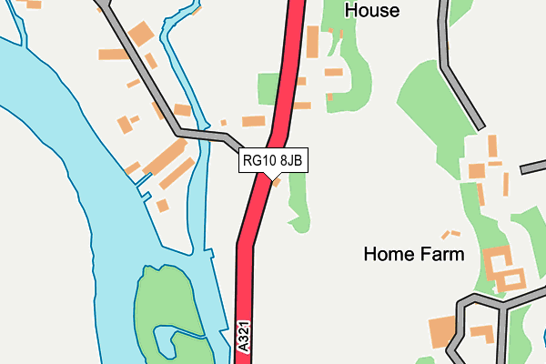 RG10 8JB map - OS OpenMap – Local (Ordnance Survey)