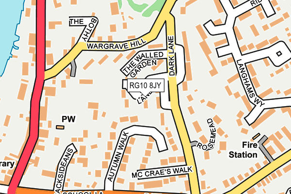 RG10 8JY map - OS OpenMap – Local (Ordnance Survey)