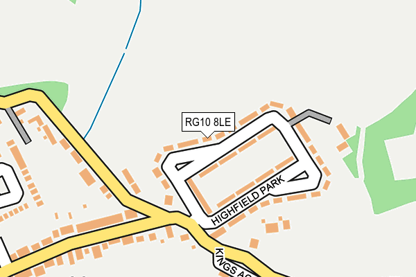 RG10 8LE map - OS OpenMap – Local (Ordnance Survey)