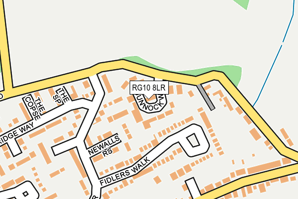 RG10 8LR map - OS OpenMap – Local (Ordnance Survey)