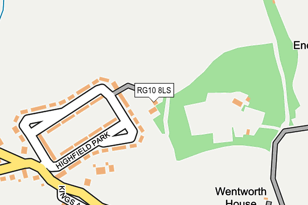 RG10 8LS map - OS OpenMap – Local (Ordnance Survey)