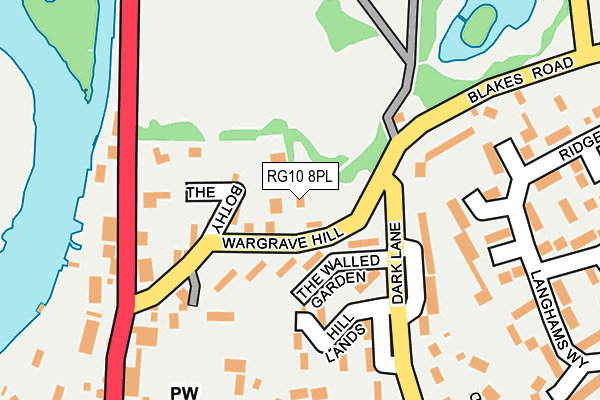 RG10 8PL map - OS OpenMap – Local (Ordnance Survey)