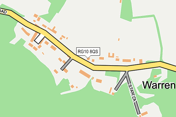 RG10 8QS map - OS OpenMap – Local (Ordnance Survey)