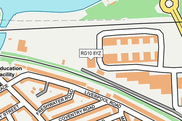 RG10 8YZ map - OS OpenMap – Local (Ordnance Survey)