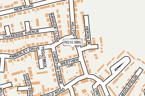 RG10 9BN map - OS OpenMap – Local (Ordnance Survey)