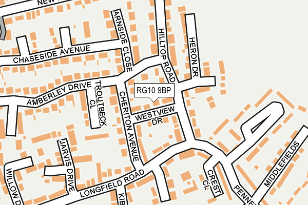 RG10 9BP map - OS OpenMap – Local (Ordnance Survey)
