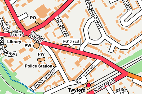 RG10 9EB map - OS OpenMap – Local (Ordnance Survey)