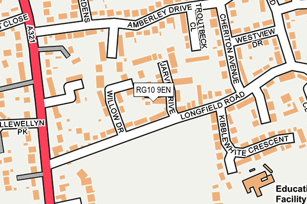 RG10 9EN map - OS OpenMap – Local (Ordnance Survey)