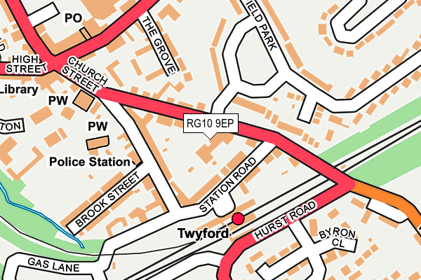 RG10 9EP map - OS OpenMap – Local (Ordnance Survey)