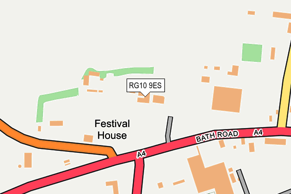 RG10 9ES map - OS OpenMap – Local (Ordnance Survey)