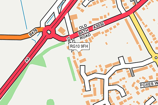 RG10 9FH map - OS OpenMap – Local (Ordnance Survey)