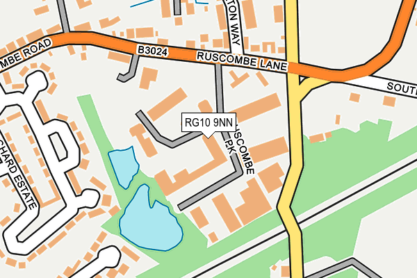 RG10 9NN map - OS OpenMap – Local (Ordnance Survey)