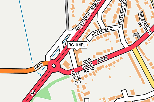 RG10 9RJ map - OS OpenMap – Local (Ordnance Survey)