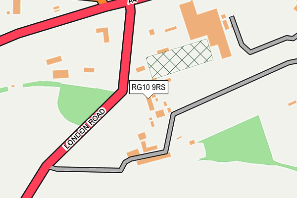 RG10 9RS map - OS OpenMap – Local (Ordnance Survey)